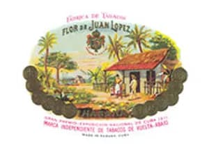 Logo de puros Juan Lopez cubanos