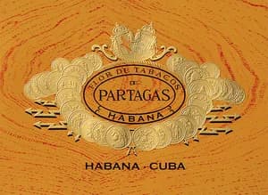 Logo de puros Partagas cubanos