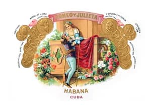 Logo de puros Romeo y Julieta cubanos