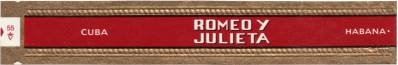 Romeo y Julieta Travel Humidor band