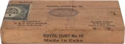 J. J. Fox Exclusives Hoyo de Monterrey Royal Hunt No.10 packaging