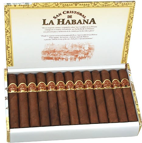 Traditional Cuban cigar dress box